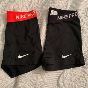 Nike pros shorts